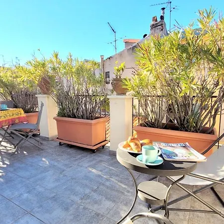 Ze Perfect Place - De Charme Nicois - 2 Chb & 2 Sdb - Ac - Terrasse - Vieux דירה